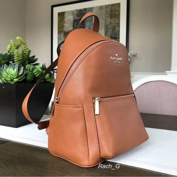 Kate Spade Leila Medium Dome Pebbled Leather Backpack - Picture 2 of 10